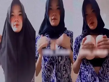 Bokep Jilbab Ukhty Nabilah Remas Toket Gede